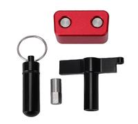 Denash Blocco Porta OBD2, Protezione Antifurto in Metallo per Auto, SUV, Camion, Interfaccia OBD con Strumento di Rimozione Dedicato