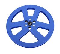 Denash Bobina di Nastro Sonoro Universale a Bobina Aperta da 7 Pollici per la Registrazione e Studer, di Avvolgimento Vuota in ABS a 6 Fori per gli Appassionati di Analogico (BLUE)