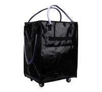 Denash Borsa per la Spesa Grande con Ruote, Borsa con Ruote Pieghevole con capacità di 76 Libbre con 4 3 Maniglie, per Carrello da Viaggio con Cerniera per la Spesa