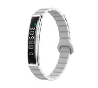 Denash Bracciale Intelligente, Banda di Tracker di Fitness per la Salute Magnetica, Visualizza i Dati di Movimento con modalità Sport MUTI Smart BolSband per Android e IOS (SILVER)