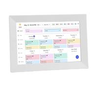 Denash Calendario Digitale Intelligente, Pianificatore di Pareti Touchscreen HD da 10,1 Pollici HD con WiFi, Controllo delle App e Memoria da 32 GB per Orari Familiari, Etichette a (A)