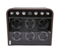 Denash Caricaorologi Silenzioso Watch Turner con 5 modalità Regolabili e Luce LED per 6 Orologi Dal Design Elegante