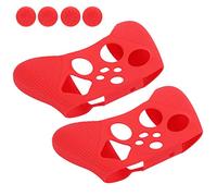 Denash Caso di Protezione del Gamepad, Impugnatura in Silicone Antiskid per la Serie S X, Vibrazioni Assorbenti, Superfici Non Mobili, Adatte Alla Serie S/X (rosso)