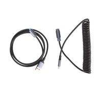 Denash Cavo da Tastiera USB Un Connettore di Blocco Auto -lezione Durevole di Tipo C per Giochi di Estensione, Compatibile con la Maggior Parte delle Tastiere Meccaniche USB C per la Sostituzione