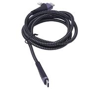 Denash Cavo di Trasmissione Dati PD 60W Sostenibile per Filo di Carico Rapido 3A, 3A per Ventole, Lega di Alluminio, 1,2 M, 1 Pacchetto