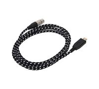 Denash Cavo Microfono USB USB su Cavo 3 -pin Femmina XLR 3 per Studio di Performance Dal Vivo Compatibile per OS X / 10ft