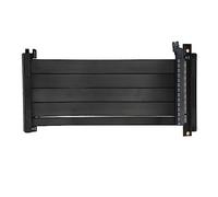 Denash Cavo Riser Ultra PCIE 4.0 X16, Cavo di Prolunga per Scheda Grafica Doppia Inversione, Supporto Riser Piatto Schermato, Resistente Alle Interferenze per PC