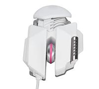 Denash Cavo Telescopico Mouse Raffreddato Dall'acqua RGB per la Programmazione del Gioco Macro, Mouse ABS Metal 6 Button per gli Amanti del Gioco