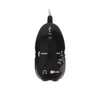 Denash CHITARDA USB -Registratore di Cavi per Laptop per Computer Portatili, Output Stereo per Monitoraggio, Struttura Robusta per Studio e Stage, Dispositivi di Collegamento per Chitarra USB