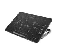 Denash Coat of the Coat Computer Cool 6 Raffreddamento Rapido Raffreddamento Veloce per 15,6 Pollici di Giochi Laptop di Giochi, Materiale Plastico