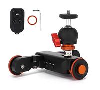 Denash Controllo Scorrevole della Camera Elettrica Motorizzata per Scatti Video, Controllo Wireless a 3 velocità per Fotocamera, Lega di Alluminio con Sfera, compatibilità Universale per il Film