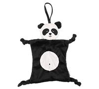 Denash Coperta in Peluche di Sicurezza per Bambini, Morbido Giocattolo per Calmare il Bambino con Bambola Animale, per L'udito del Bambino Che Afferra i Sensi e il Sonno (PANDA)