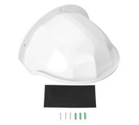 Denash Copertura per telecamera di sicurezza Copertura per telecamera parasole con viti e tubi di prolunga Copertura per telecamera per telecamere di sicurezza Dome PTZ (Bianco)