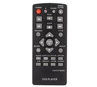 Denash COV31736202 Telecomando Sostitutivo, Materiale ABS di Alta qualità, Nessuna Configurazione Richiesta, con Tasti Sensibili, Segnale Stabile, per Lettore DVD DP132NU