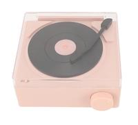 Denash Digital Alarm to Light Light Sound Time per le Stanze Nella Stanza, Scheda di Memoria Massima di Supporto 64G (Grigio rosato pallido)