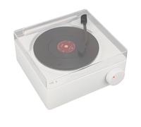 Denash Digital Alarm to Light Light Sound Time per le Stanze Nella Stanza, Scheda di Memoria Massima di Supporto 64G (WHITE)