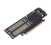 Denash Durevole M.2 NVME a PCIE X4/X8/X16 Card Adattatore con un Dispositivo di Raffreddamento a Doppia Faccia di Rame, per L'accelerazione del Gioco e L'aumento 'efficienza Professionale