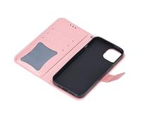 Denash Entigula Corce de la Bila del Telefono con Cardet Stot Pu Pu Cuerta Flarp Flip Flip per 13, Supporto Costruito per la Visualizzazione delle Mani, Design Accuratamente Fabbricato (oro rosa)