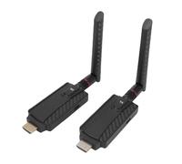 Denash Extender Wireless Multimediale HD, Trasferimento Video e Stabile Fino a 200 M con Doppia Antenna 5G, per Home Theater e Sala Conferenze