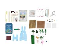 Denash Fai da Te -holzzholzkuppenhaus Miniatur -kit per, Interazione Ettached con Amici e Familiari,