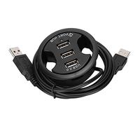 Denash Forma Rotonda USB2.0 con 3 Connessioni per Carico Desktop e Marcia, Plug e Laptop Compatibile