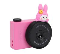 Denash Fotocamera Digitale per Adolescenti Videocamera HD 720P con Messa a Fuoco Automatica a Doppio Obiettivo da 2 MP Schermo da 1,54 Pollici con 6 Filtri Scheda di Memoria da 32 (Pink)