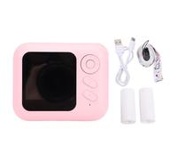 Denash Fotocamera Zoom Digitale Zoom da 48 MP, Schermo da 2 Pollici, Timer, Stampa B & w Senza Acqua, Costruzione in Silicone ABS, Visualizzazione Leggibile Dalla Luce Solare, Limpida, (Roseo)