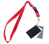 Denash Fotografia Digitale Bilancio Grigiowhiteblack Set per Esposizione Precisa e Bilanciamento del Colore per Telecamere di Misurazione Manuale, Scheda 3 in 1 a Colori per gli Amanti della
