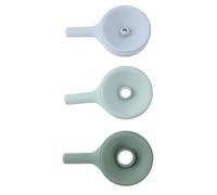 Denash Giocattolo Sensoriale con Paletta, Set di e Imbuti Pieghevoli in Silicone, Accessori per Contenitori Sensoriali per l'educazione Precoce per i più Piccoli