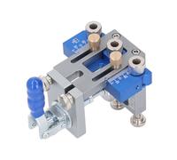 Denash Guida Alla Perforazione Dell'Articolazione della Carpenteria Regolabile Articolazione 3 in 1 Modello di Alluminio Tascabile di Semplice Perforazione in Acciaio
