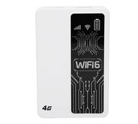 Denash Hotspot Wi Fi Portatile 4G, Supporta Fino a 10 Utenti, velocità Dati da 300 Mbps, Connessione, Router SIM Card, Slot Nanosim, Batteria da 10000 mAh