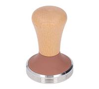 Denash Il caffè Buchenholz Si Scioglie con Base in Acciaio Inossidabile, caffè Liscio e Martello da Pressa Ergonomica per Baristi, Principianti, Facile da Pulire (58MM)