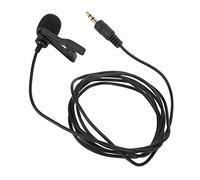 Denash Lavalier -REVERS -Microfono Protezione dello Sfiato Riduzione della Spugna di Spugna Pinza di Riduzione Omnidirezionale/Porta Microfono per Interviste di Streaming di Dimensioni Compatte