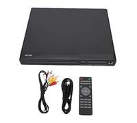 Denash Lettore DVD, Interfaccia Multimediale HD Lettore CD Multi Regione 1080P con Telecomando per Riproduzione MP3 USB, per TV Home Theater Karaoke (Spina europea)