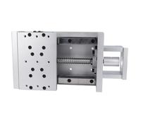 Denash Livello Lineare del 100 Mm SFFU1605 Kugsreck CNC Double Guide Sliding Tabella per il Motore NEMA23, Alta capacità di Carico, Adattata Al Livello di Scorrimento con un Passaggio del Soggetto
