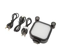 Denash Luce Microfono Stereo 10 Livelli Lampada di Riempimento per Micro Shine Batteria Integrata Nella Batteria, Micro Hifi per L'insegnamento Online in Diretta