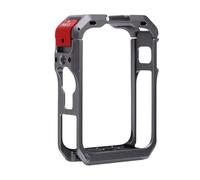 Denash Metal Cage Fit per Telecamera 360 Panorama con Supporto Multiple Espansione Tappo Lente a Sblocco di Sicurezza Telecamera Protettiva per Telecamera, Design 1:1, Doppi Supporti a (SILVER)