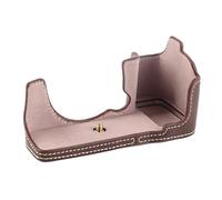 Denash Mezza Scatola della Camera di Pelle per il Ponte di Protezione Resistente XS10 con Accesso Alla Batteria, per gli Appassionati di Fotocamere Senza Specchio (BROWN)