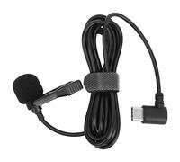 Denash MIC DEGLI DI TIPO -C con Riduzione del Rumore Intelligente e Chiara qualità del Suono, Microfono Omnidirezionale per la Trasmissione in Diretta del Telefono, Ideale per il Microfono Lavalier