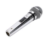 Denash Microfono Cablato Compatibilità Universale Microfono Vocale Dinamico per Cantare Al Karaoke a Casa Lega di Alluminio Resistente 1 Pezzo