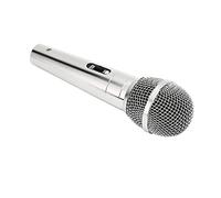Denash Microfono Dinamico Resistente All'impatto del Microfono Manuale per la Riduzione del Rumore di Karaoke Materiale Metallico da 3 Metri per Professionista