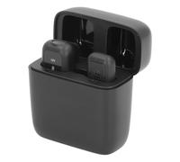 Denash Microfono Lavalier Wireless, Accoppiamento Automatico Clip Wireless Sul Microfono con Effetto Riverbero per la Riduzione del Rumore con Custodia di Ricarica per la Registrazione