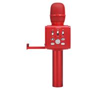 Denash Microfono Portatile Portatile con un Microfono Telefono per Feste Riverbero Multifunzionali Che Cantano MIC 4.2 per Bambini e Adulti Redgoldblackrose Gold (rosso)