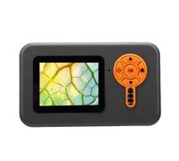 Denash Microscopio con Fotocamera 1000X, Kit Scientifico Portatile con Zoom Portatile Ad Alta Definizione con Schermo da 2 Pollici, per Ricerca Accademica e Osservazione Educativa (GRAY)