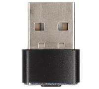 Denash Mini Mouse Jiggler con 2 modalità, Pulsante di Commutazione, Plug and Play, Mover USB in Lega di Alluminio per Presentazione di Riunioni di Gioco, per, XP/7/8/10 (BLACK)