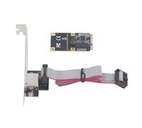Denash Mini Scheda Ethernet Gigabit PCIe con una Migliore Dissipazione di Calore per Trasmissione Ad Alta velocità per PC Desktop, per 7 8.x 10, per 2,6,31 x LTS Versioni
