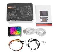 Denash Modulo Sensore di Visione K210, Sensore Elettronico CanMV Open Source per Fotocamera da 2 MP con Processore Dual Core a 64 Bit, Touchscreen LCD da 2 Pollici, per Robotica A