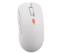 Denash Mouse AI GPT, Traduzione della Ricerca Vocale BT Mouse Multifunzionale con Riassunti Rapidi Analisi SWOT per Computer Desktop, Migliorato Tramite Trascrizione in Diretta (WHITE)