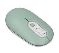 Denash Mouse Wireless Portatile Illuminato con Silenzioso, 800/1200/1600 DPI, per PC Laptop, con Ricevitore (GREEN)