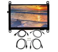 Denash Pannello Display LCD Touch Screen da 5 Pollici, Schermo Capacitivo IPS 800x480 HD con USB Plug and Play, Supporto per Schermo Secondario Computer PI 4B